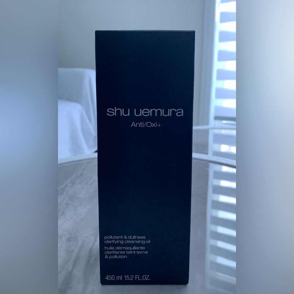 NEW Shu Uemura anti/oxi+ pollutant & dullness clarifying cleansing oil 450ml